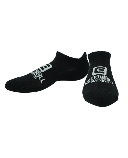 Rockwell Training Black Ankle Socks