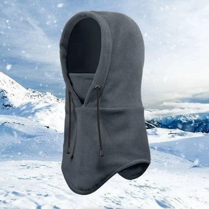 Winter Men's and Women's Hats Fashion Warm Hats Waterproof Warm Wool Balaclava Hats Hooded Neck Warm Hiking Scarves