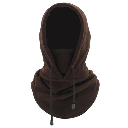 Winter Men's and Women's Hats Fashion Warm Hats Waterproof Warm Wool Balaclava Hats Hooded Neck Warm Hiking Scarves