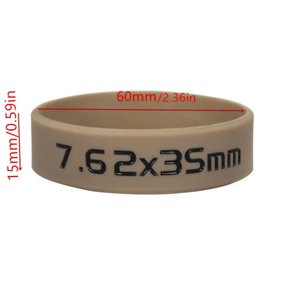 4PCS Tactical Magazine Marking Band 5.56/7.62 Magazine Marking Rubber Band for M4/M16 AR15 AK 47 74 Universal Hunting Shooting