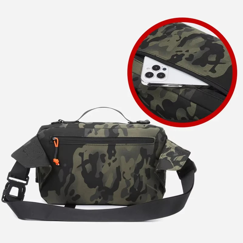 Fishing chest waist bag tactical outdoor tourism sports fishing bait bag hunting camping hiking bicycle bag mountaineering