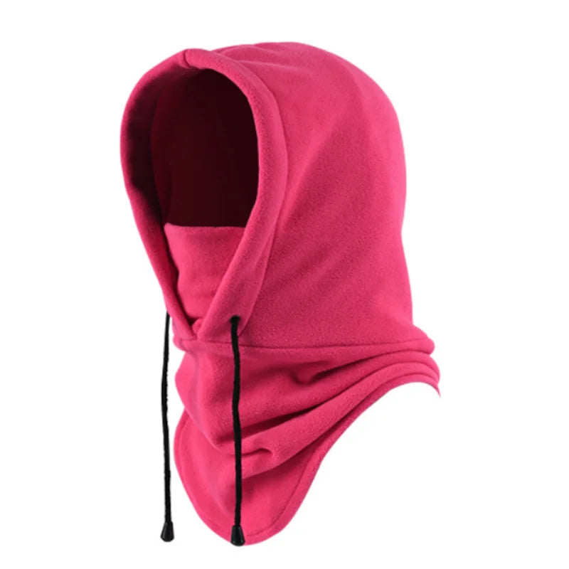 Fashionable Warm Hat Winter Men's and Women's Hats Waterproof and Warm Wool Balaclava Hat Hooded Neck Warm Hiking Scarf