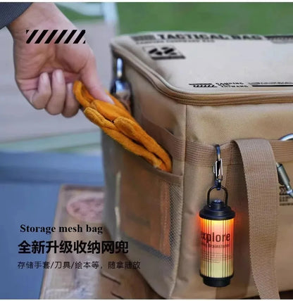Outdoor Storage Bag 30-42L Large Capacity Folding Storage Box Picnic Camping Equipment Storage Box Portable Waterproof Handbag