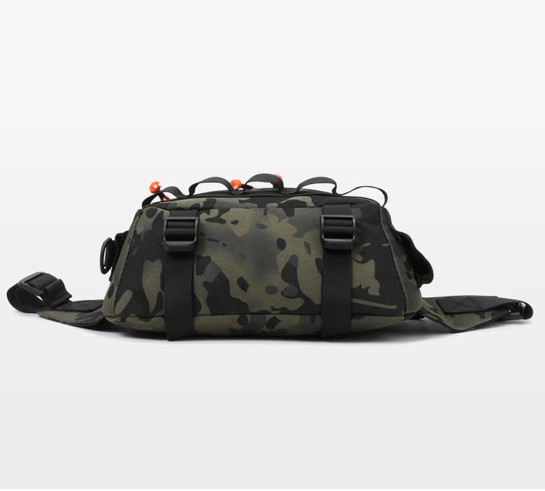 Fishing chest waist bag tactical outdoor tourism sports fishing bait bag hunting camping hiking bicycle bag mountaineering