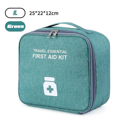 Home First Aid Kit Large Capacity Empty Medicine Storage Bag Portable Travel Medicine Box Survival Bag Emergency Bag For Car