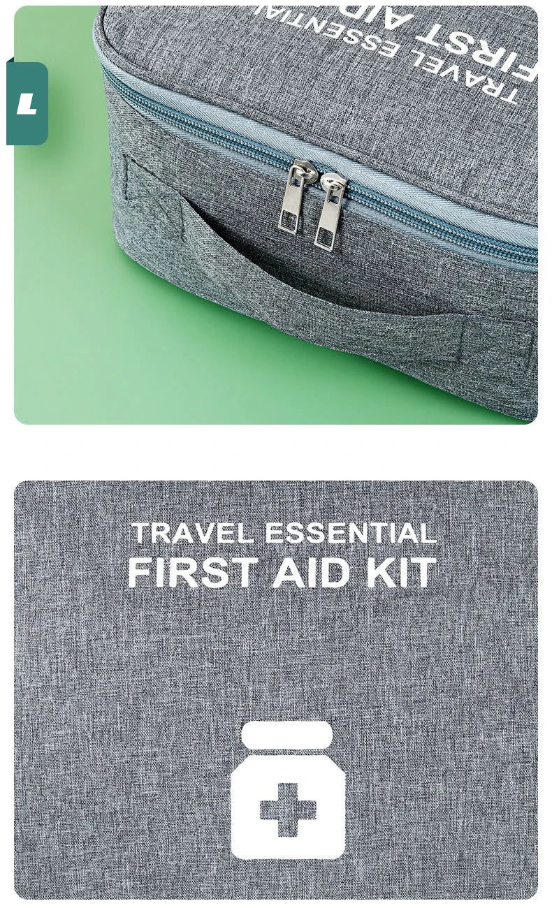 Home First Aid Kit Large Capacity Empty Medicine Storage Bag Portable Travel Medicine Box Survival Bag Emergency Bag For Car