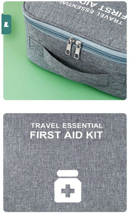 Home First Aid Kit Large Capacity Empty Medicine Storage Bag Portable Travel Medicine Box Survival Bag Emergency Bag For Car