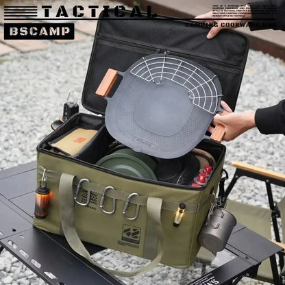 Outdoor Storage Bag 30-42L Large Capacity Folding Storage Box Picnic Camping Equipment Storage Box Portable Waterproof Handbag