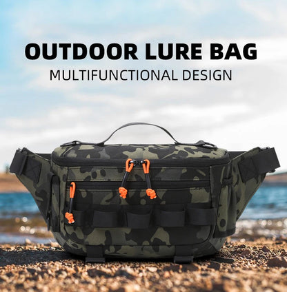 Fishing chest waist bag tactical outdoor tourism sports fishing bait bag hunting camping hiking bicycle bag mountaineering