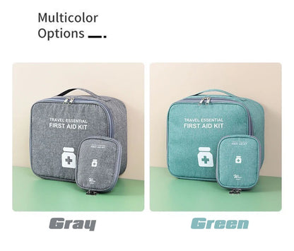 Home First Aid Kit Large Capacity Empty Medicine Storage Bag Portable Travel Medicine Box Survival Bag Emergency Bag For Car