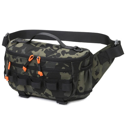 Fishing chest waist bag tactical outdoor tourism sports fishing bait bag hunting camping hiking bicycle bag mountaineering