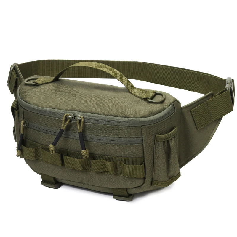 Fishing chest waist bag tactical outdoor tourism sports fishing bait bag hunting camping hiking bicycle bag mountaineering