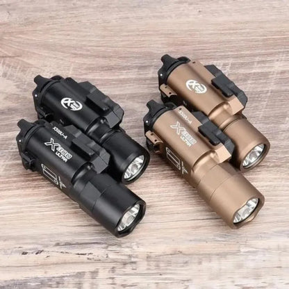 Tactical Surefir X300 X300U Ultra X300V X400 Metal Pistol Gun Strobe LED Light Fit 20mm Rail Airsoft Hanging Hunting Flashlight