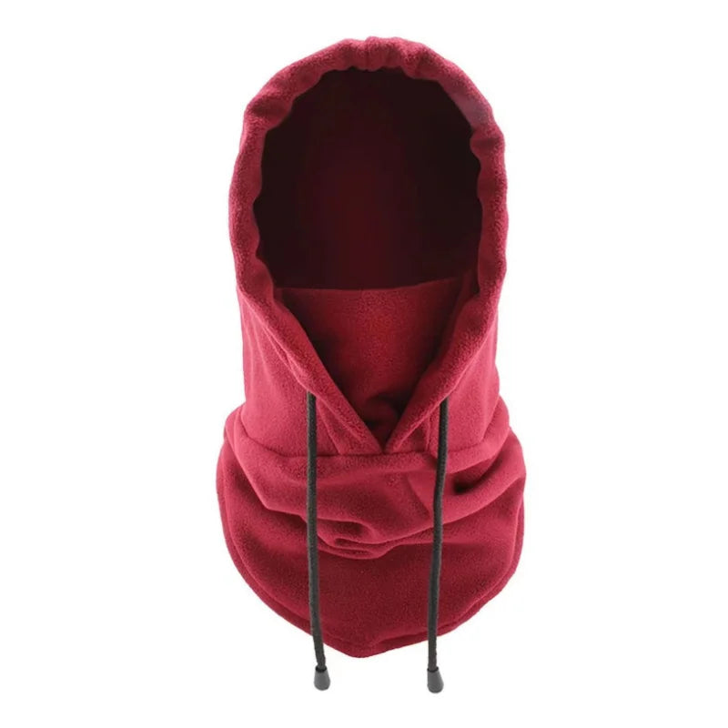 Winter Men's and Women's Hats Fashion Warm Hats Waterproof Warm Wool Balaclava Hats Hooded Neck Warm Hiking Scarves