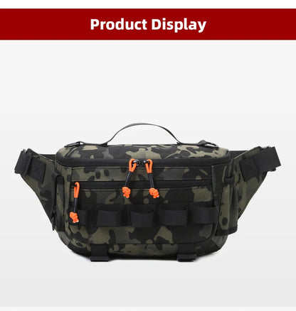 Fishing chest waist bag tactical outdoor tourism sports fishing bait bag hunting camping hiking bicycle bag mountaineering