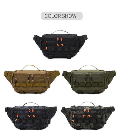 Fishing chest waist bag tactical outdoor tourism sports fishing bait bag hunting camping hiking bicycle bag mountaineering