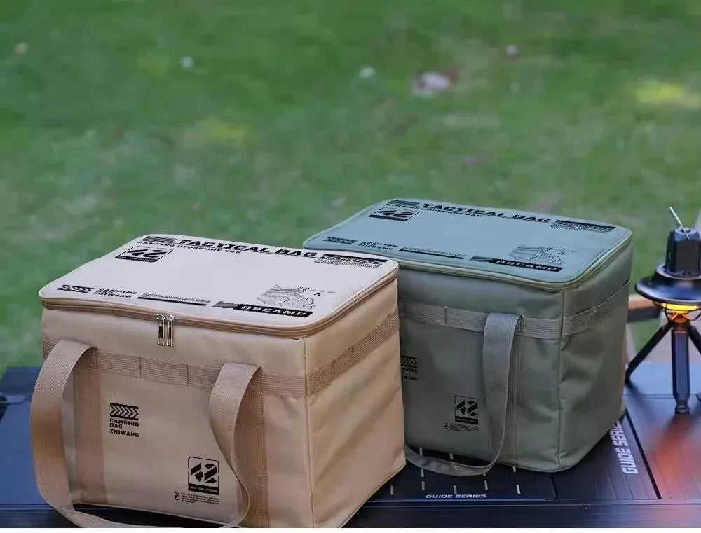 Outdoor Storage Bag 30-42L Large Capacity Folding Storage Box Picnic Camping Equipment Storage Box Portable Waterproof Handbag