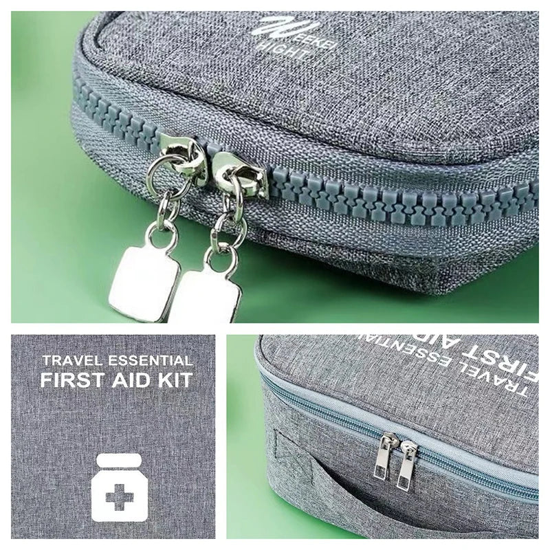 Home First Aid Kit Large Capacity Empty Medicine Storage Bag Portable Travel Medicine Box Survival Bag Emergency Bag For Car